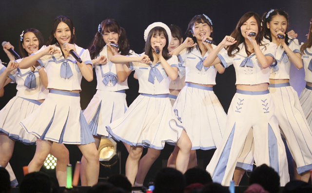 「SKE48」がニューシングルリリースを記念して名古屋と東京で2会場同時公演