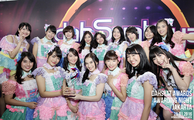 「AKB48」がインドネシアで地上波主催のアワードを獲得!  「JKT48」は4年連続の受賞