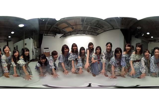 AKB48グループが音楽番組とのコラボで“VRデビュー”!　 「第8回AKB48選抜総選挙」の選抜メンバーが360度カメラの前に登場!!