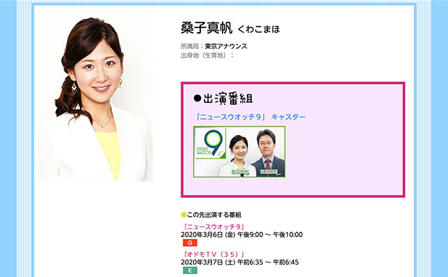 NHK・桑子真帆アナの意外な過去を暴露した男性に疑問の声相次ぐ「女々しい」の画像1
