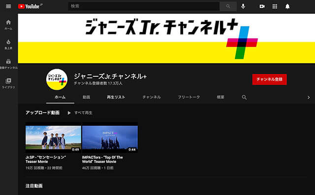 Youtube サブ チャンネル